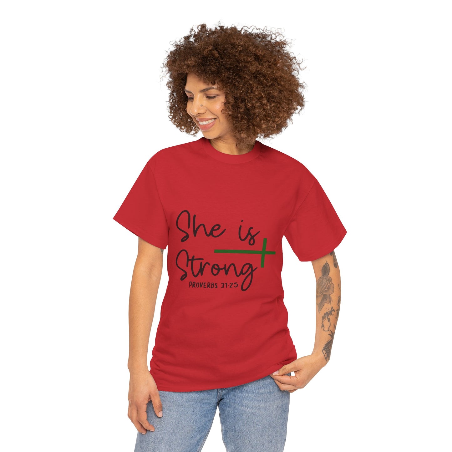 She Is Strong Cross