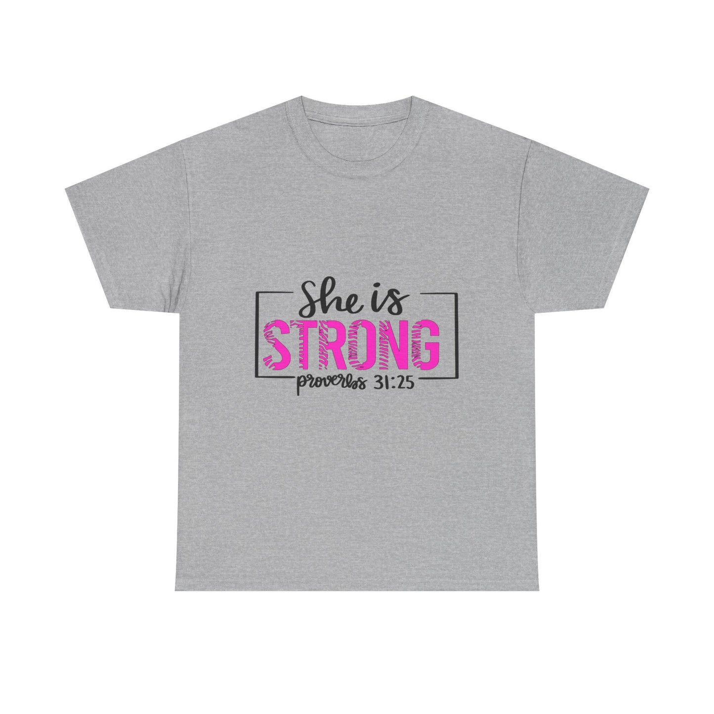 She Is Strong Zebra Print