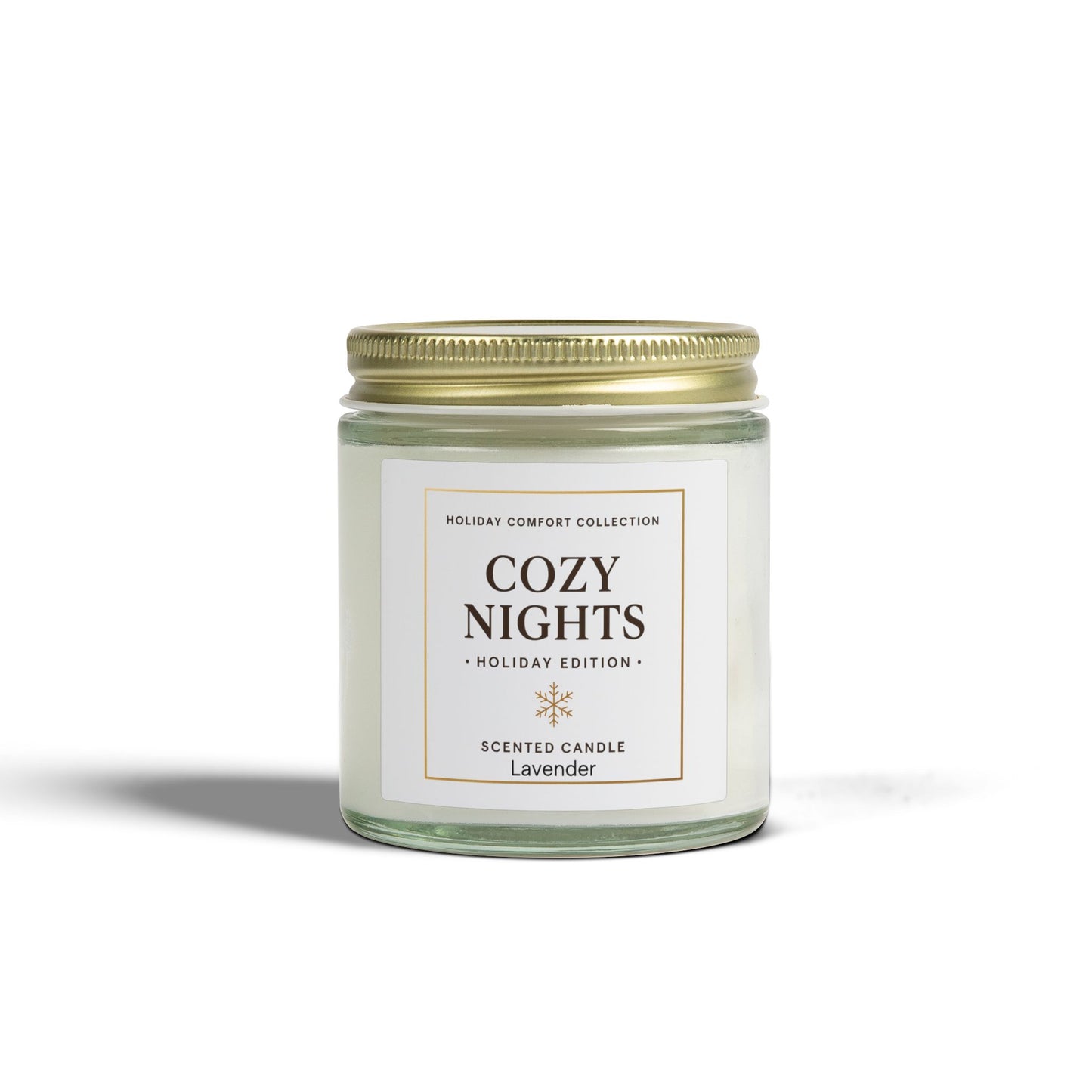 Cozy Nights Scented Candle — Coconut Apricot Wax (4oz & 9oz)