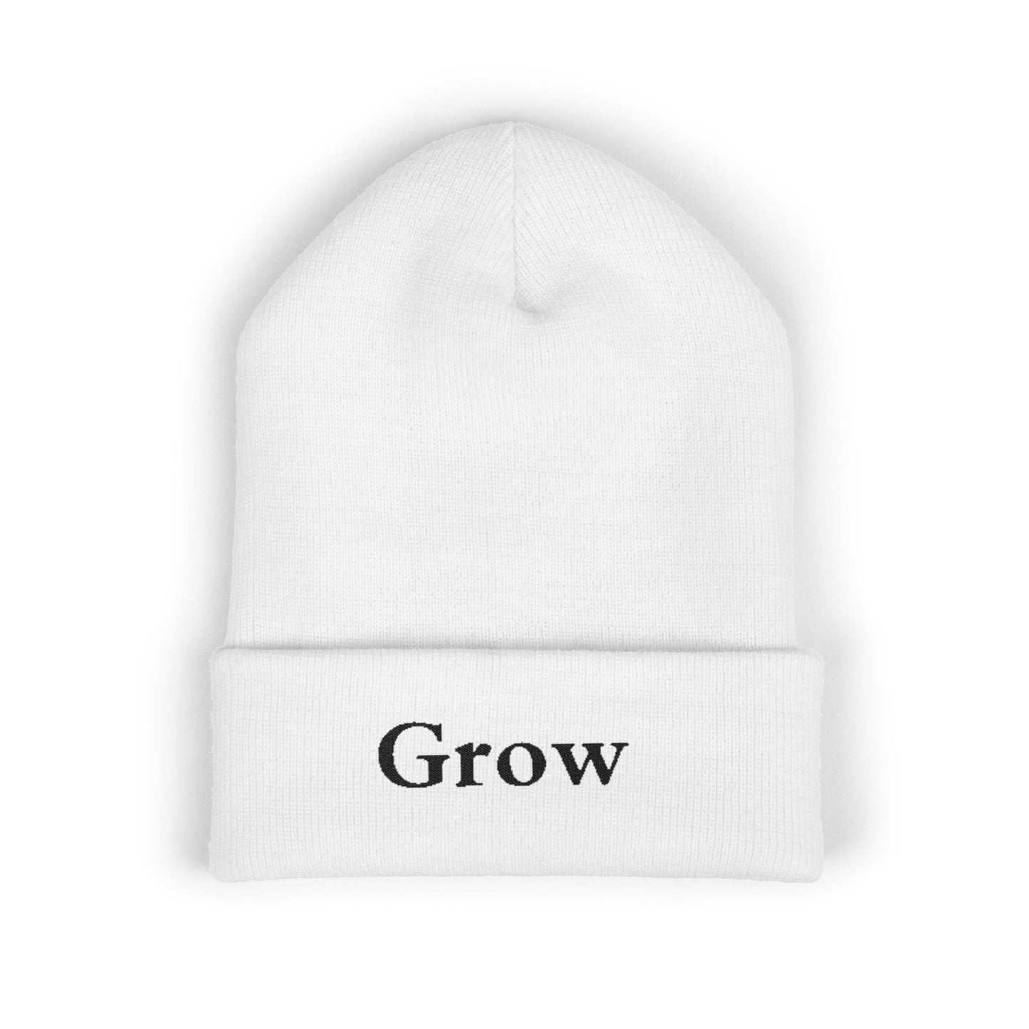 Beanie Hat Grow Embroidery Design