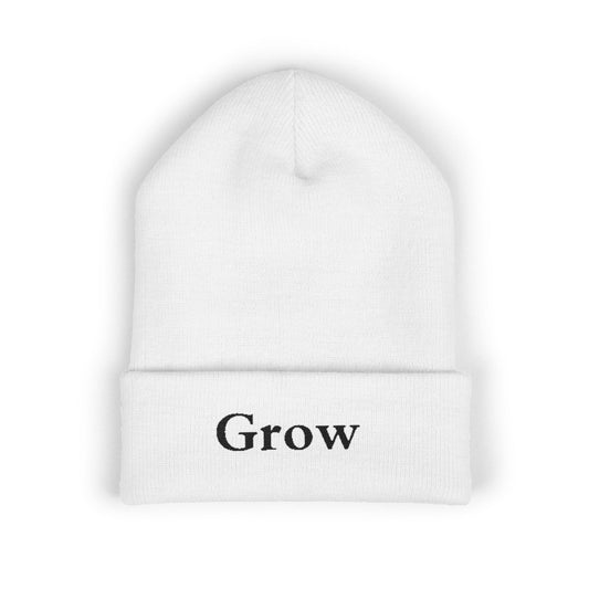 Beanie Hat Grow Embroidery Design