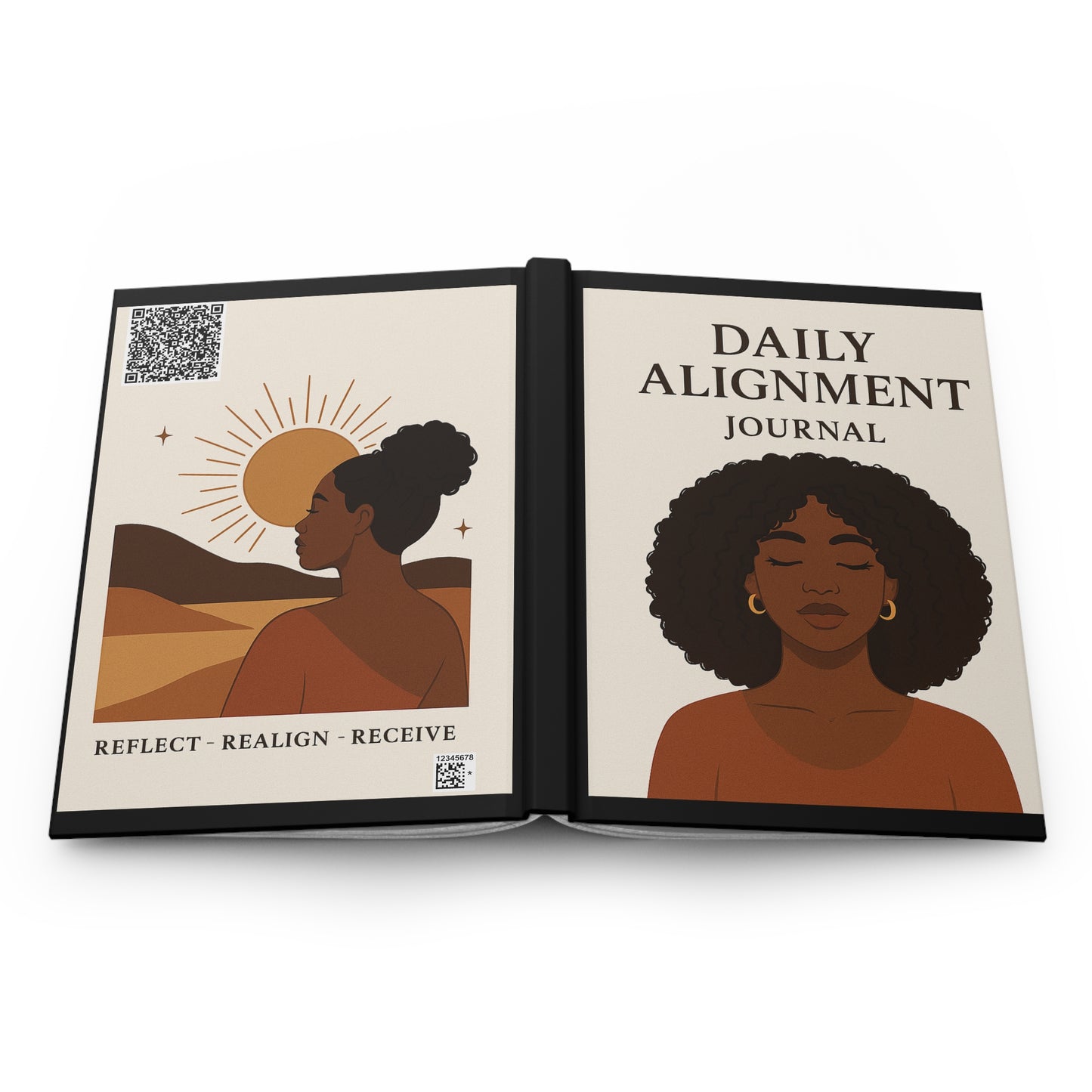 Daily Alignment Hardcover Journal — Guided Reflection Notebook