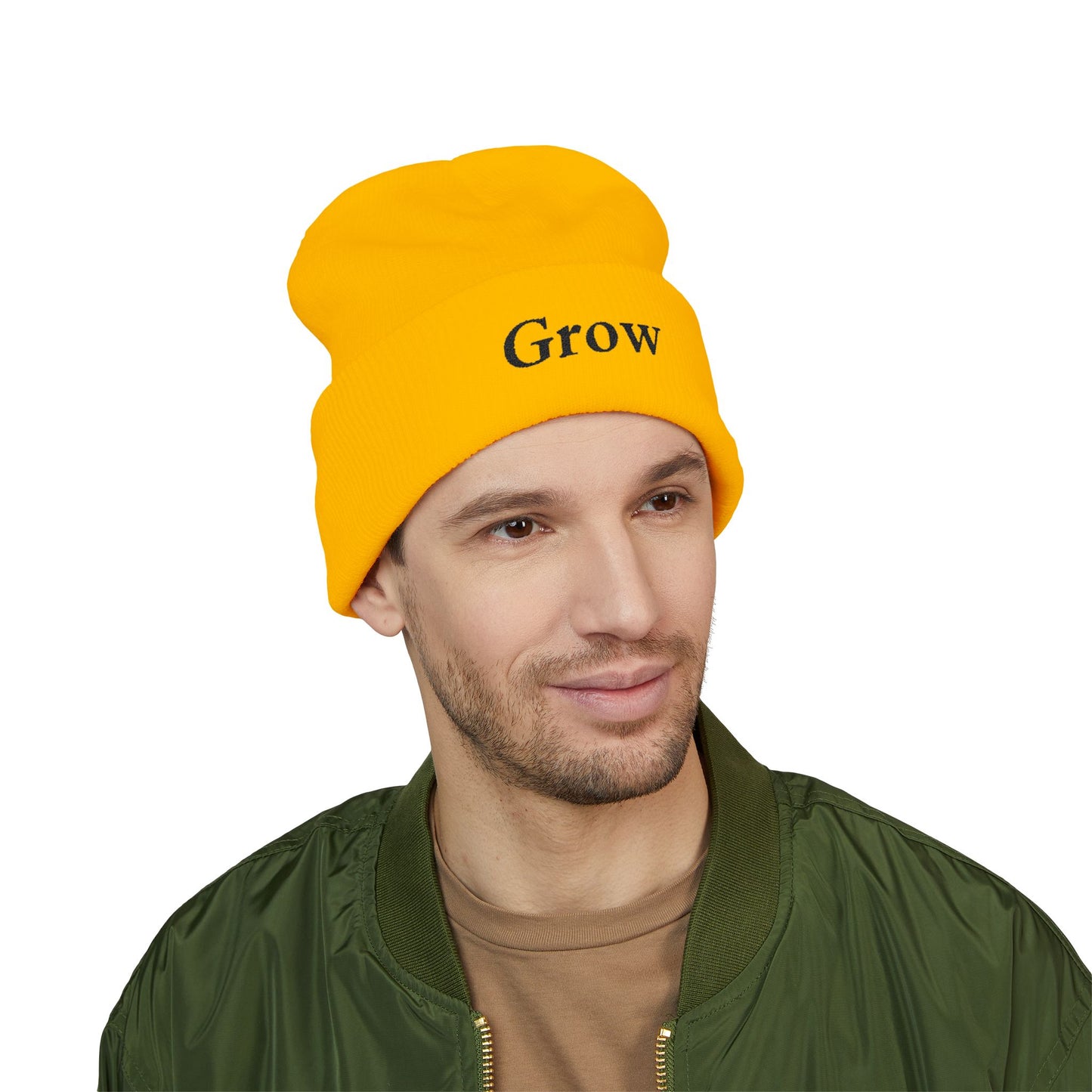 Beanie Hat Grow Embroidery Design