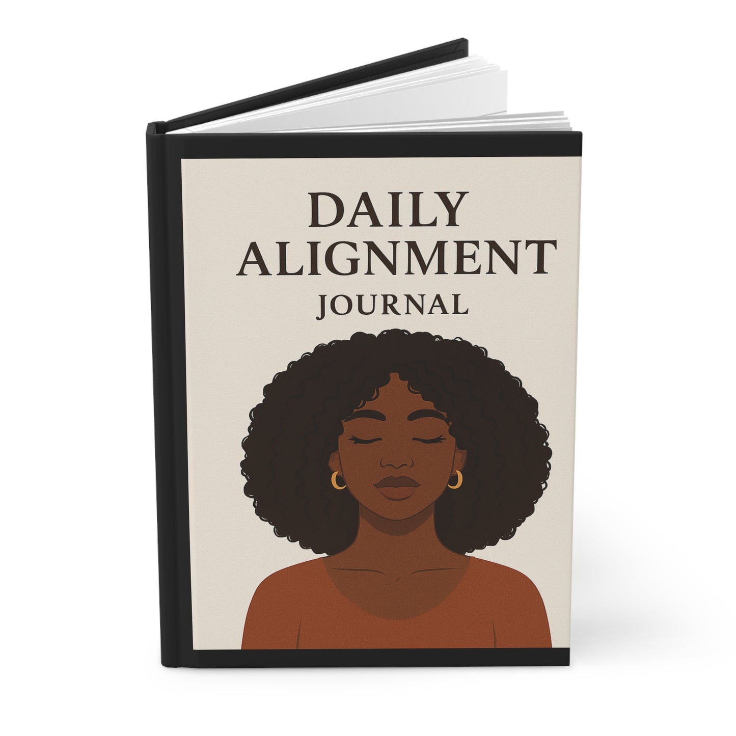 Daily Alignment Hardcover Journal — Guided Reflection Notebook