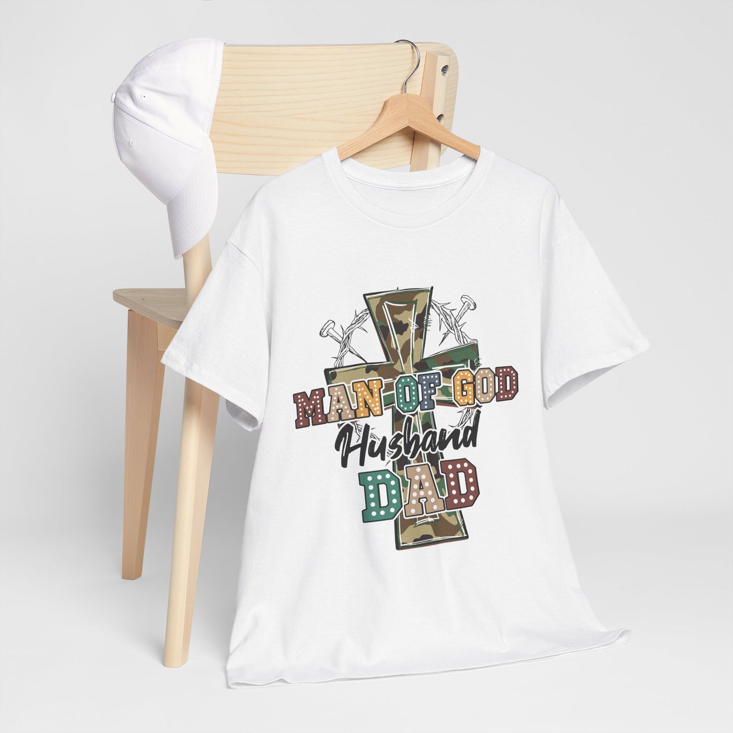 Tee Shirt for Men - Man Of God Design