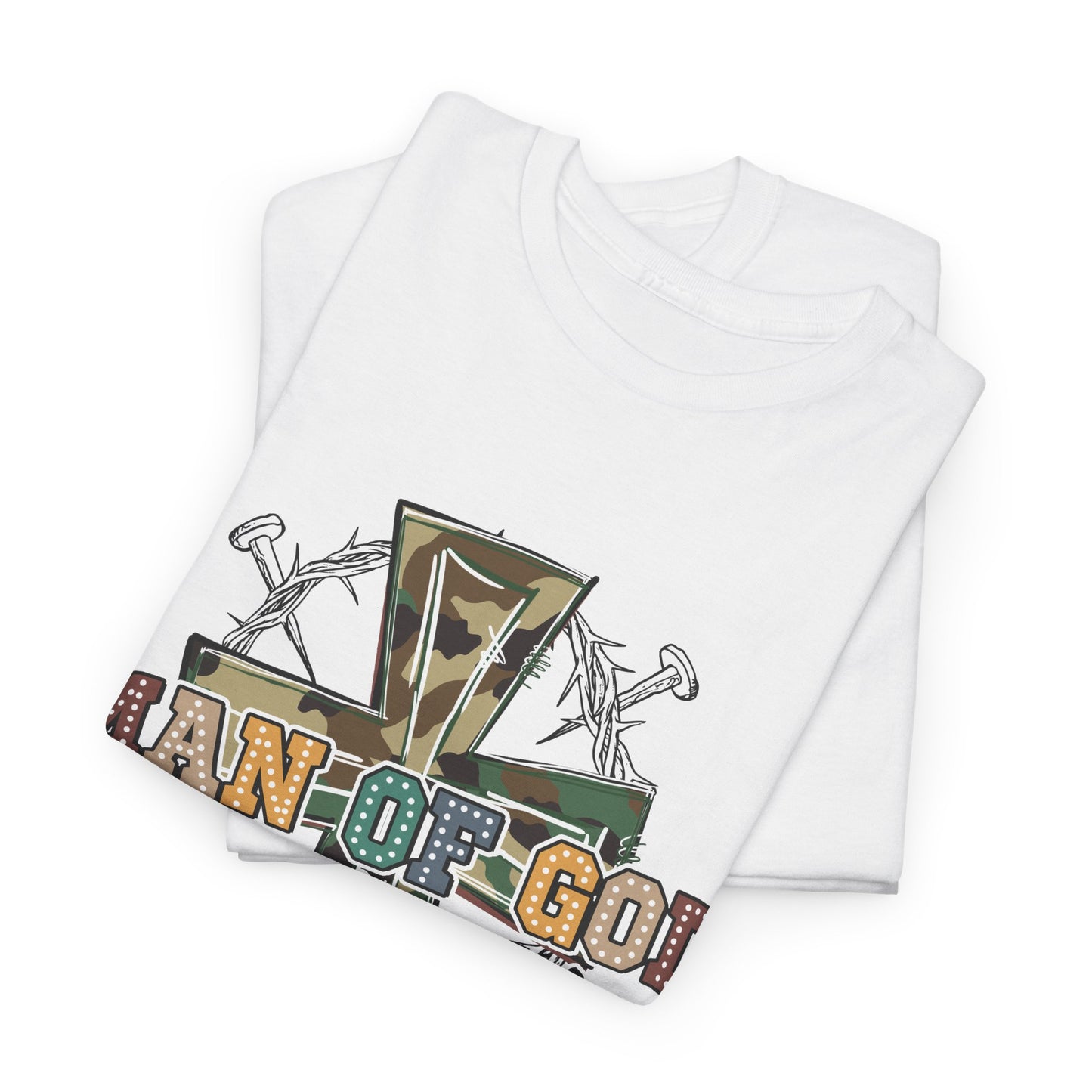 Tee Shirt for Men - Man Of God Design