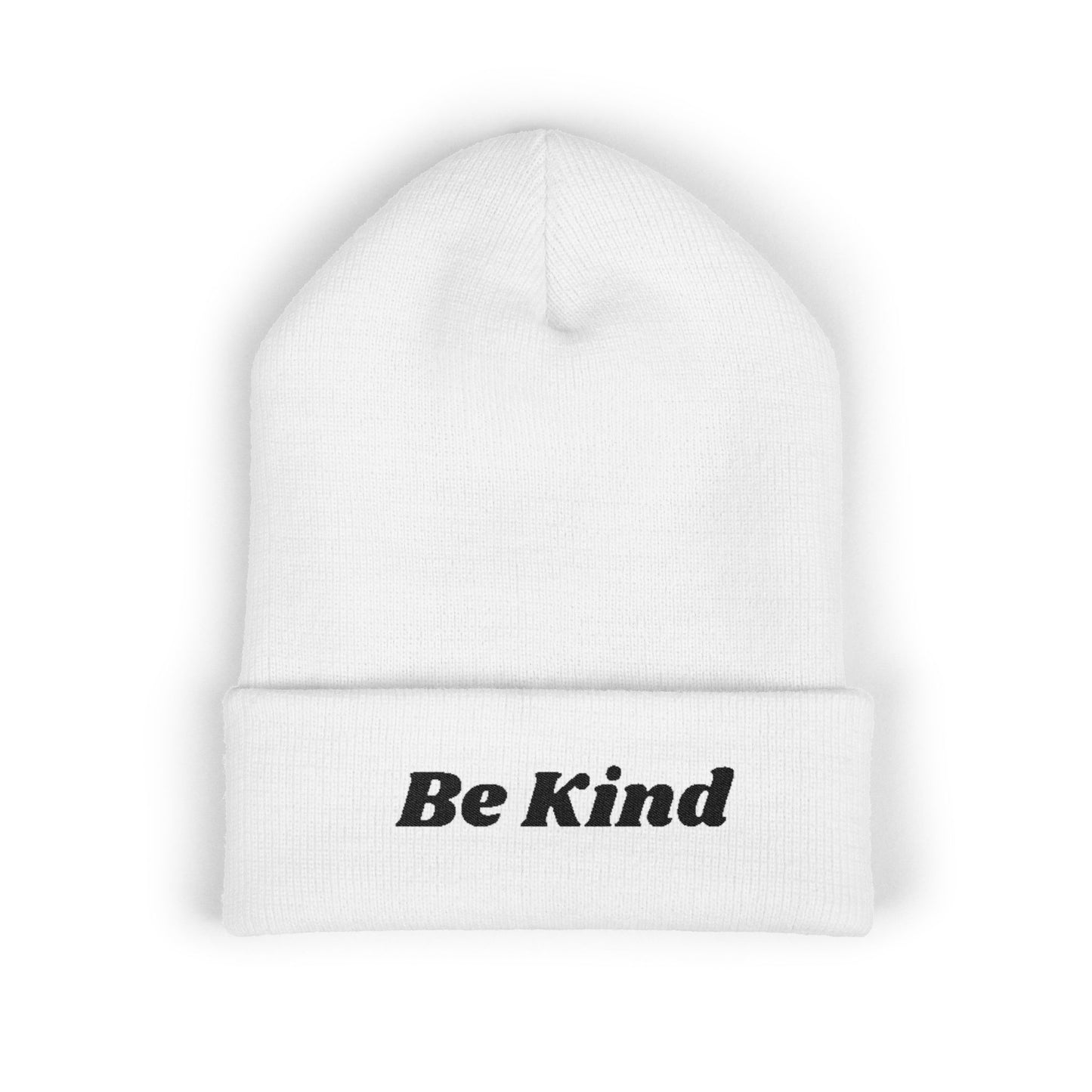 Beanie Hat - 'Be Kind' Embroidered Design