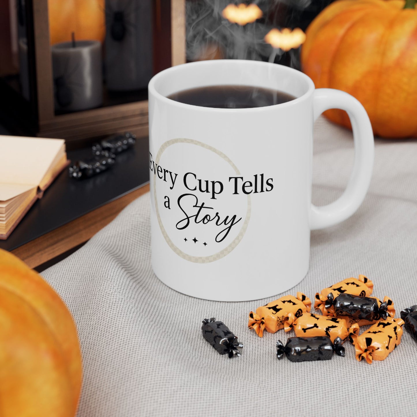 Inspirational Ceramic Mug - Every Cup is a Story (11oz & 15oz)