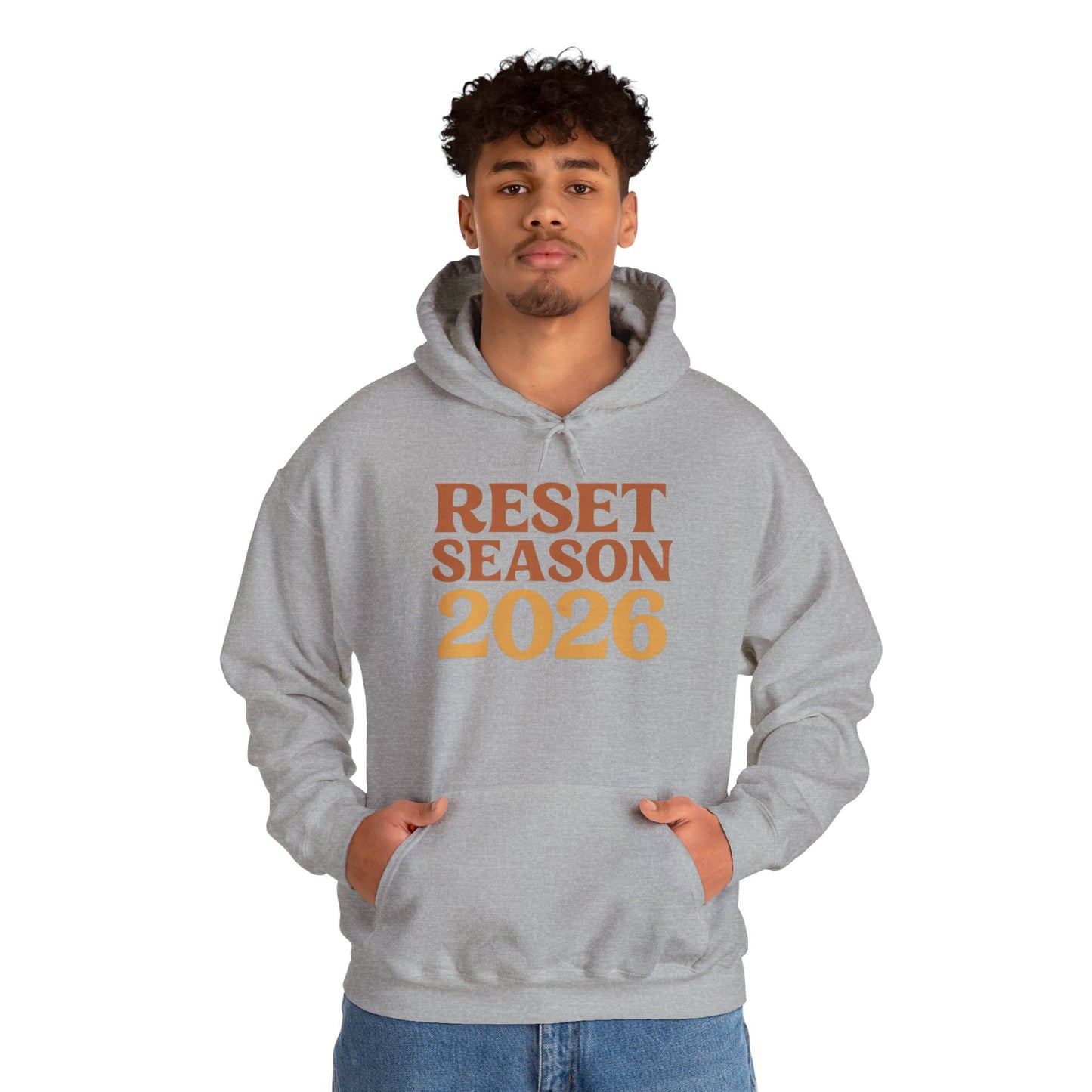 Reset Season 2026 Hoodie — Motivational New Year Pullover