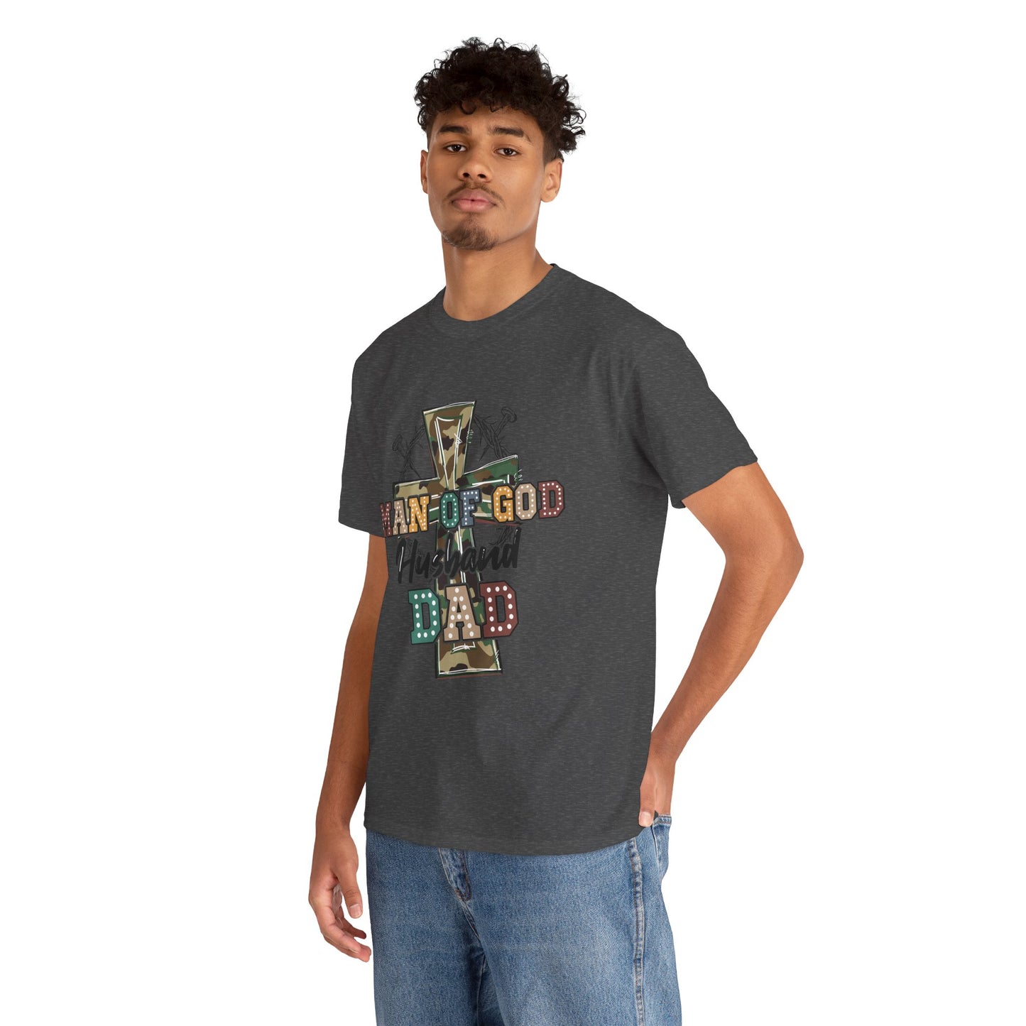 Tee Shirt for Men - Man Of God Design