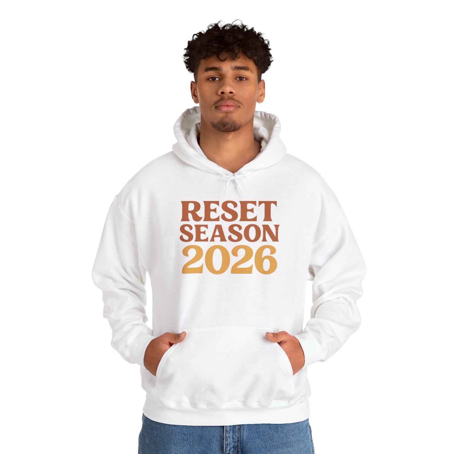 Reset Season 2026 Hoodie — Motivational New Year Pullover