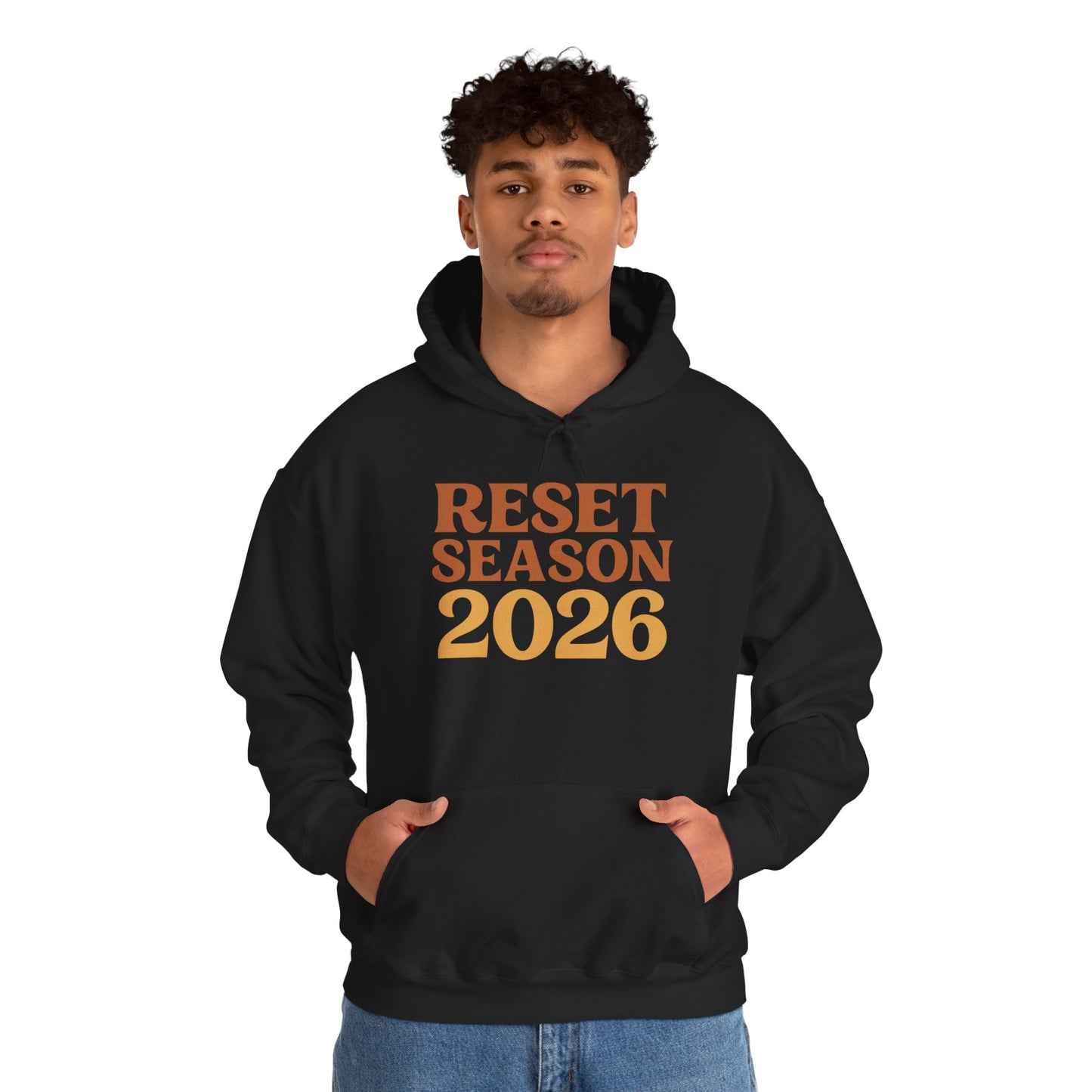 Reset Season 2026 Hoodie — Motivational New Year Pullover