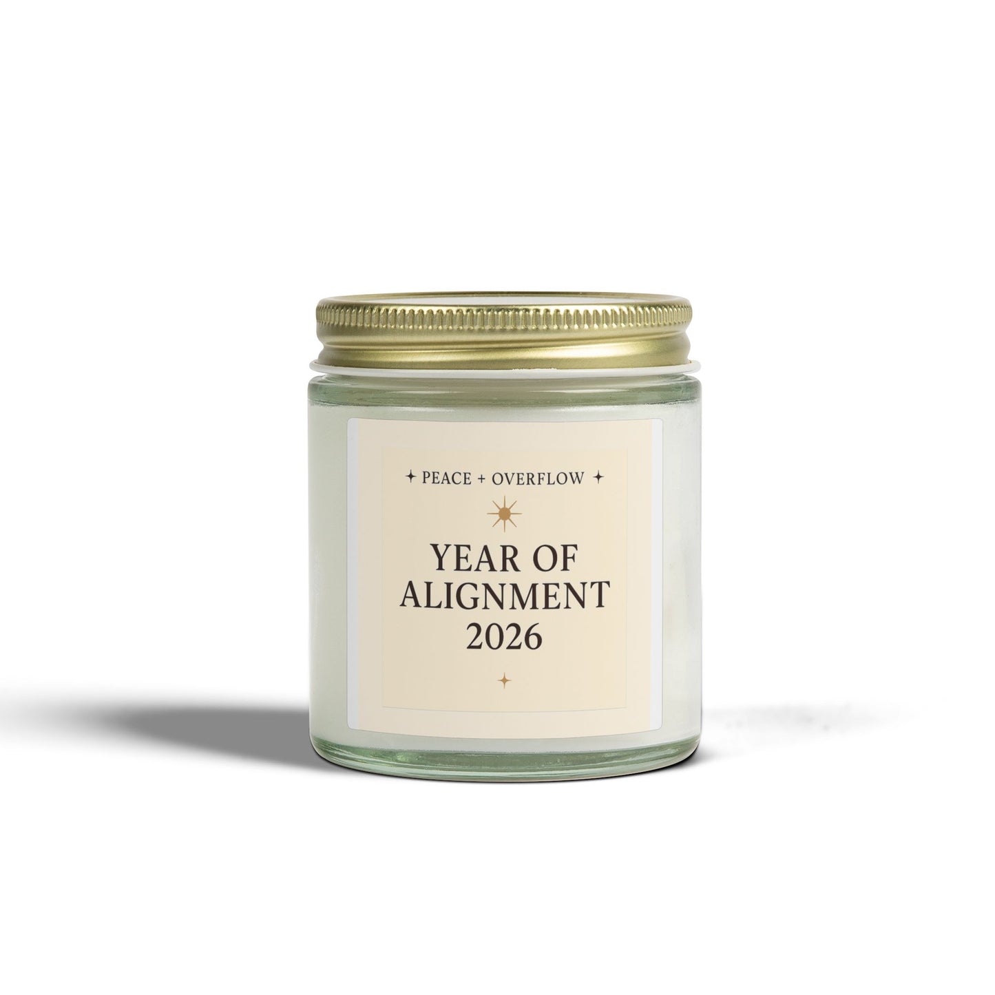 Year of Alignment 2026 Coconut Apricot Scented Candle (4oz & 9oz)