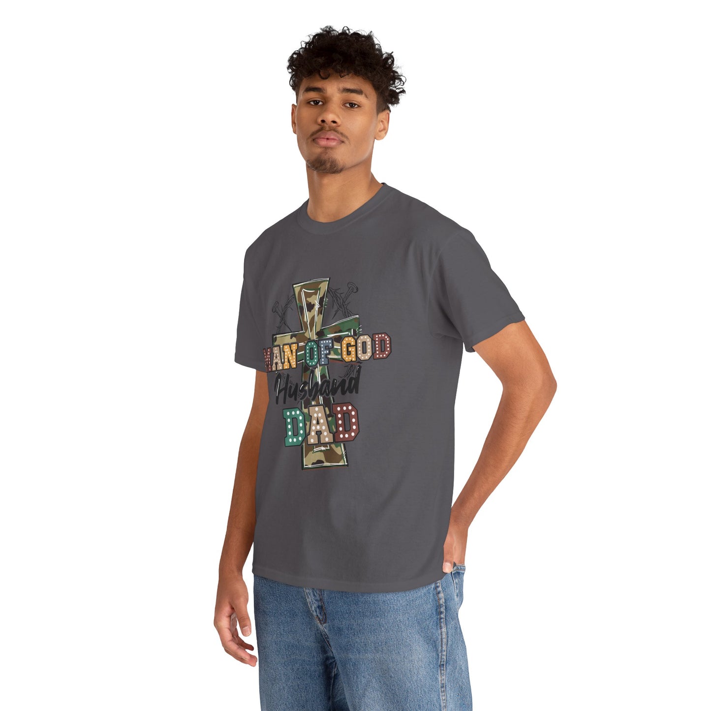 Tee Shirt for Men - Man Of God Design