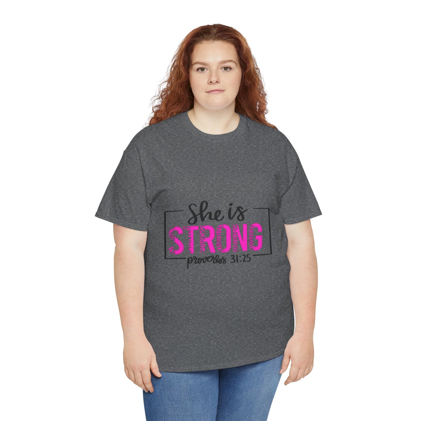 She Is Strong Zebra Print