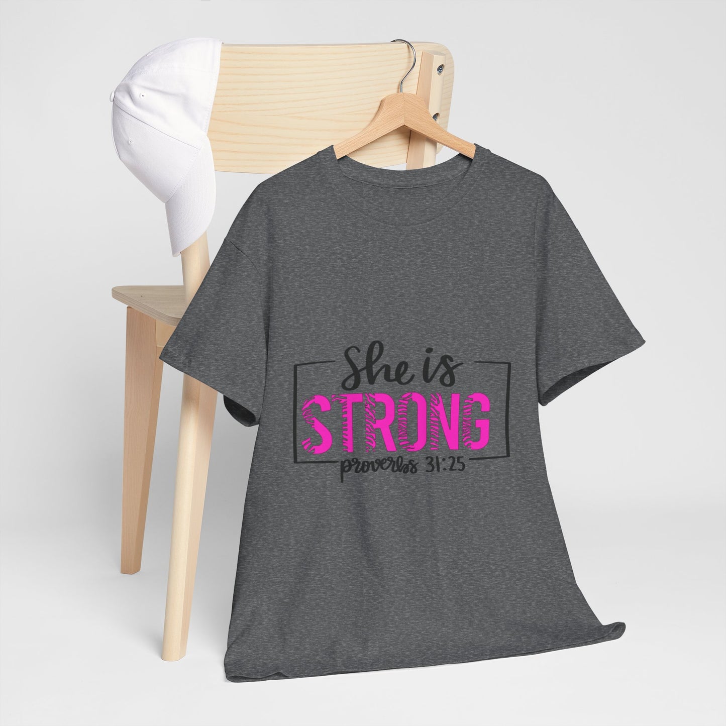 She Is Strong Zebra Print
