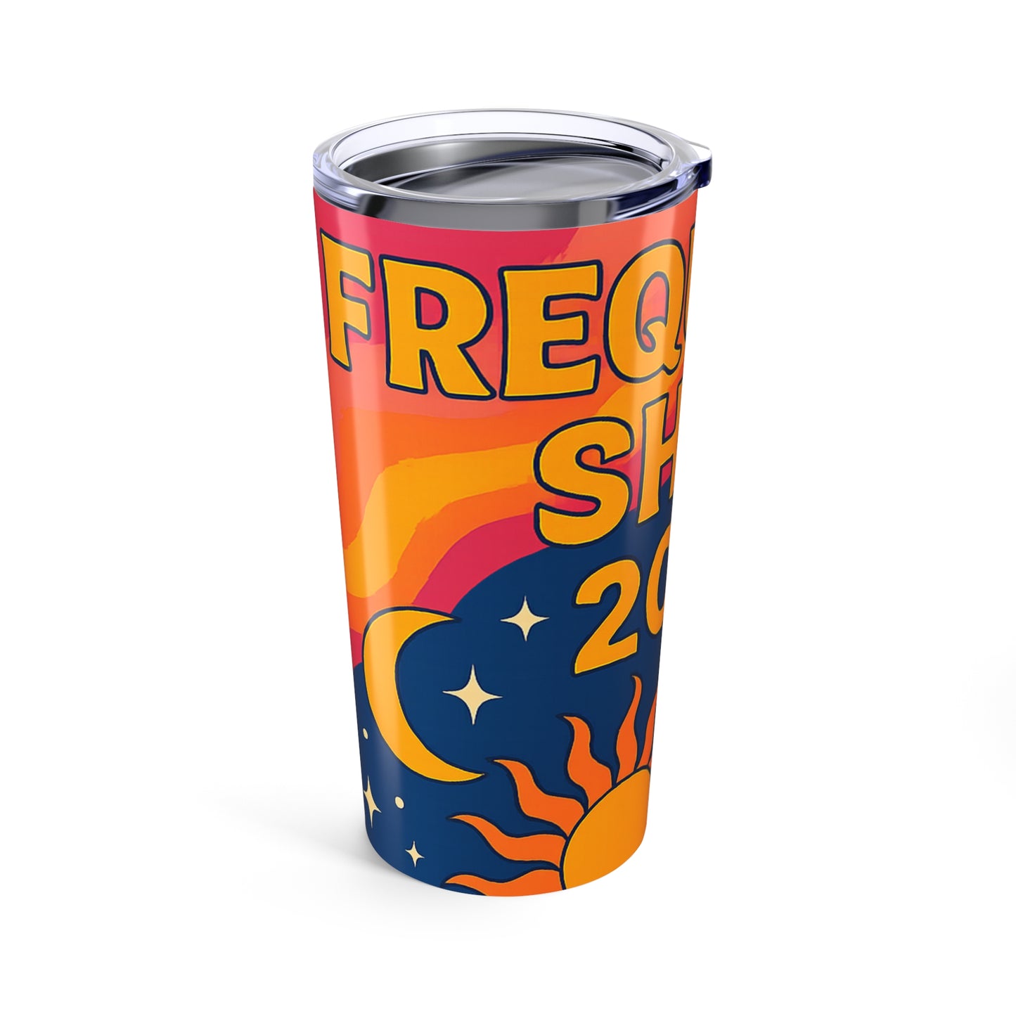 20oz Tumbler — Frequency Shift 2026 Cosmic Sun & Wings Travel Mug