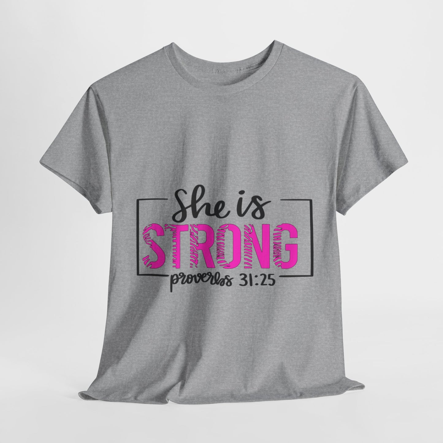 She Is Strong Zebra Print