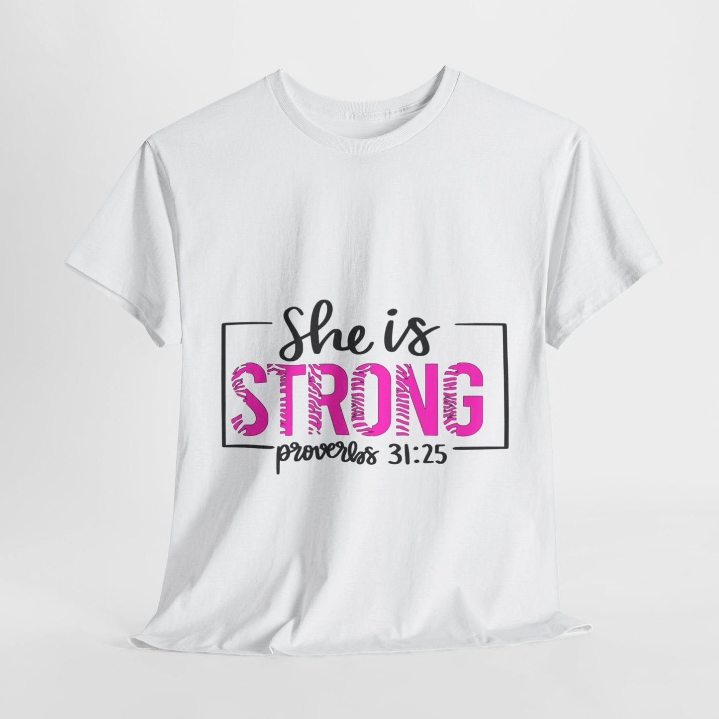 She Is Strong Zebra Print