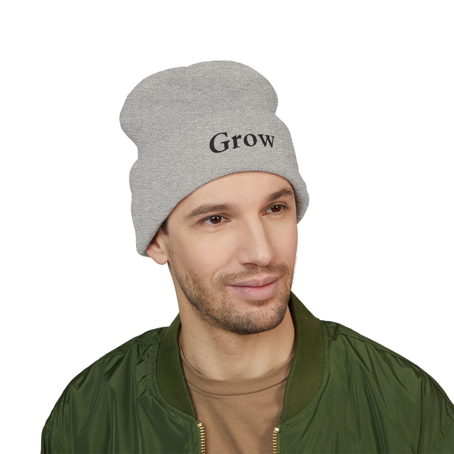 Beanie Hat Grow Embroidery Design