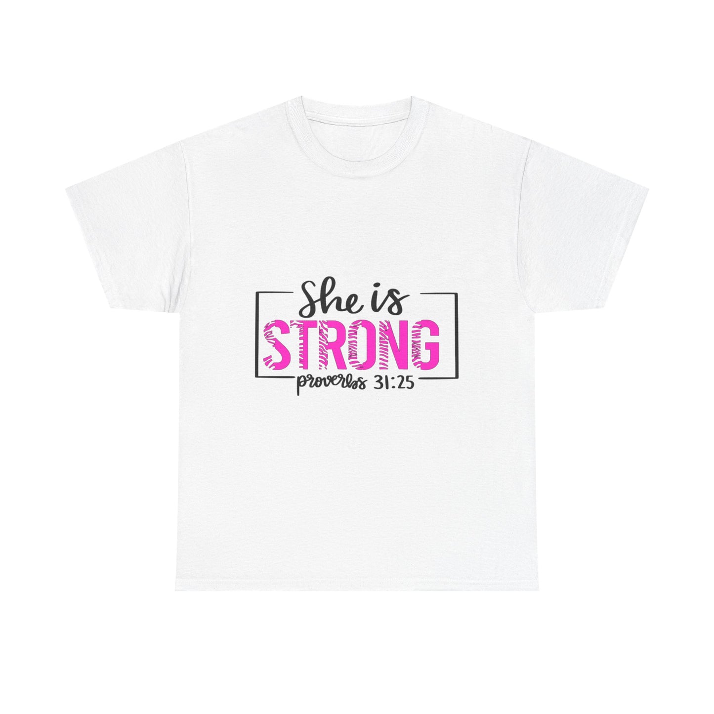 She Is Strong Zebra Print