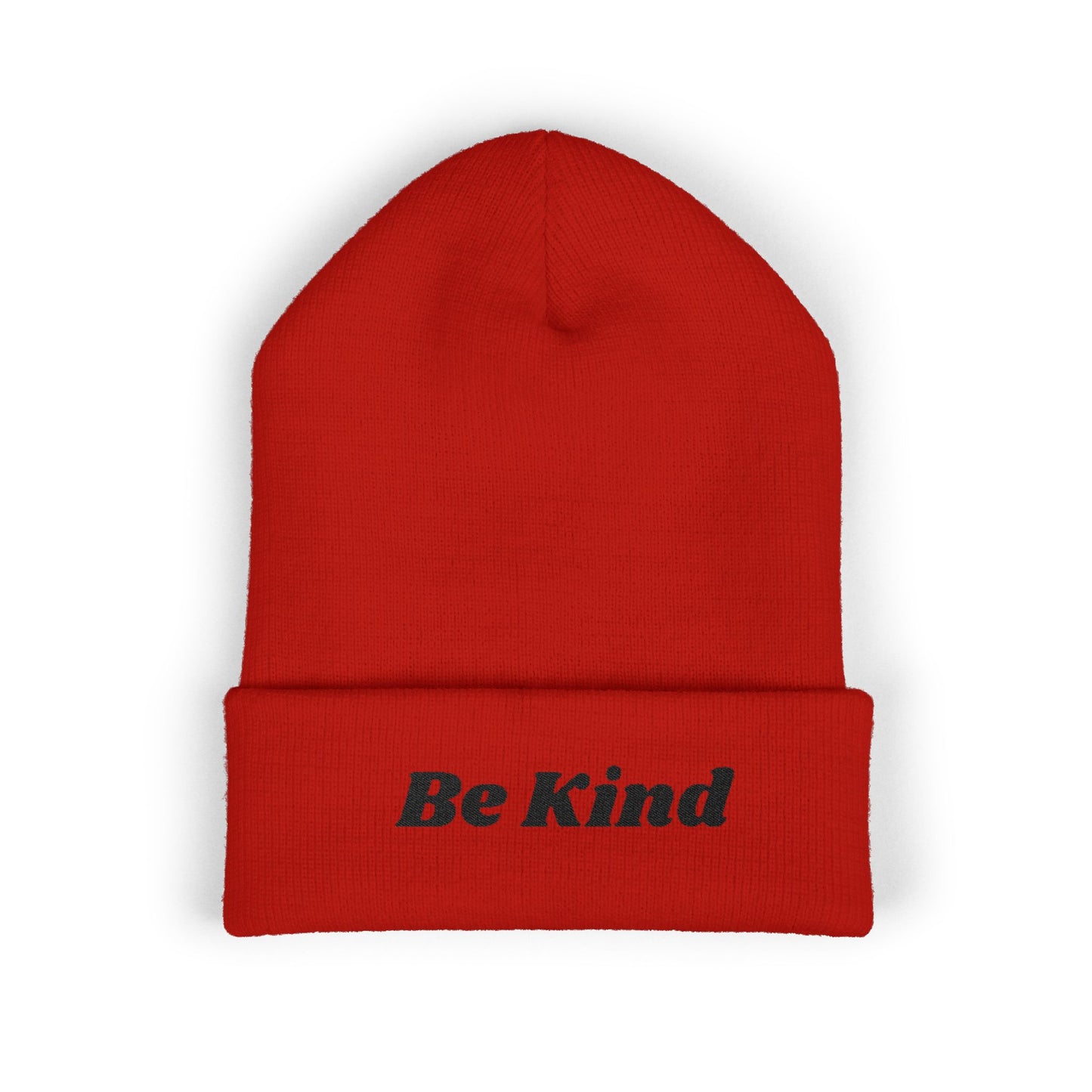 Beanie Hat - 'Be Kind' Embroidered Design