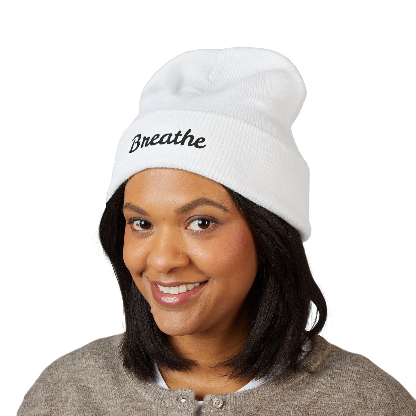 Beanie Hat breathe Embroidery Design